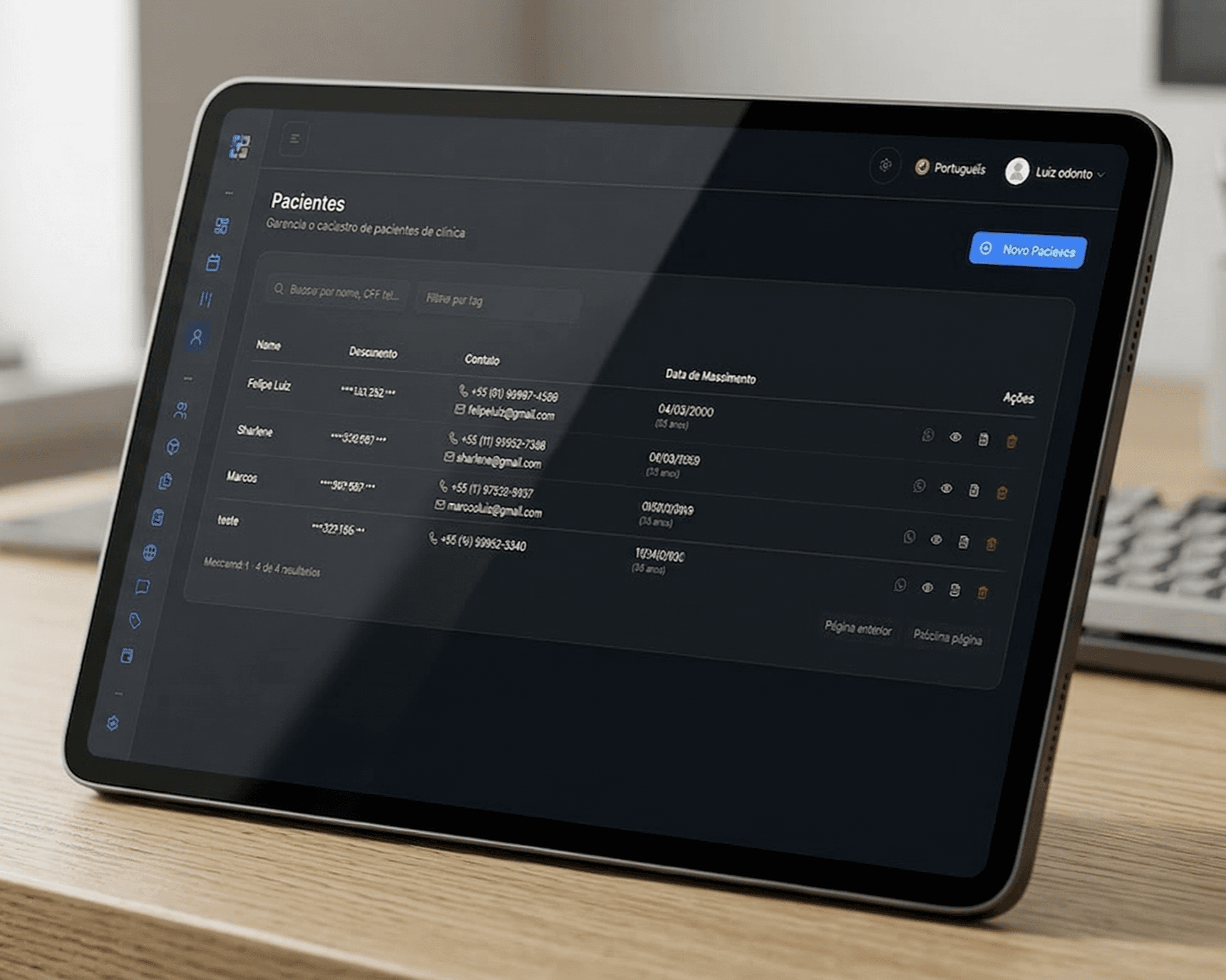 CRM Odontológico e Gestão de Pacientes